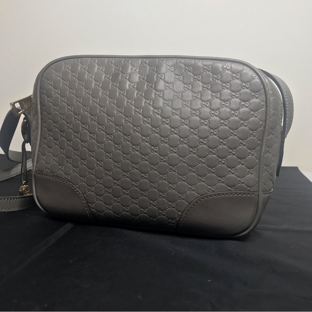 Gucci MicroGuccissima Bree Leather Crossbody - Picture 8 of 14
